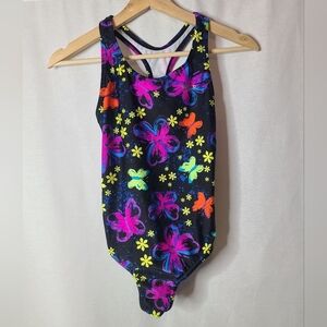 Girls speedo one peice swimsuit size 14